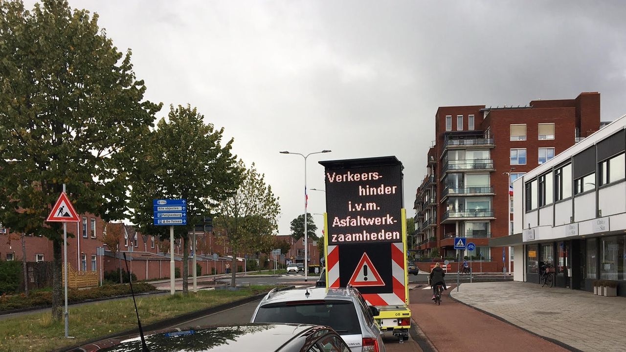 Vanmiddag geen doorgaand verkeer mogelijk op Secretaris Verhoeffweg