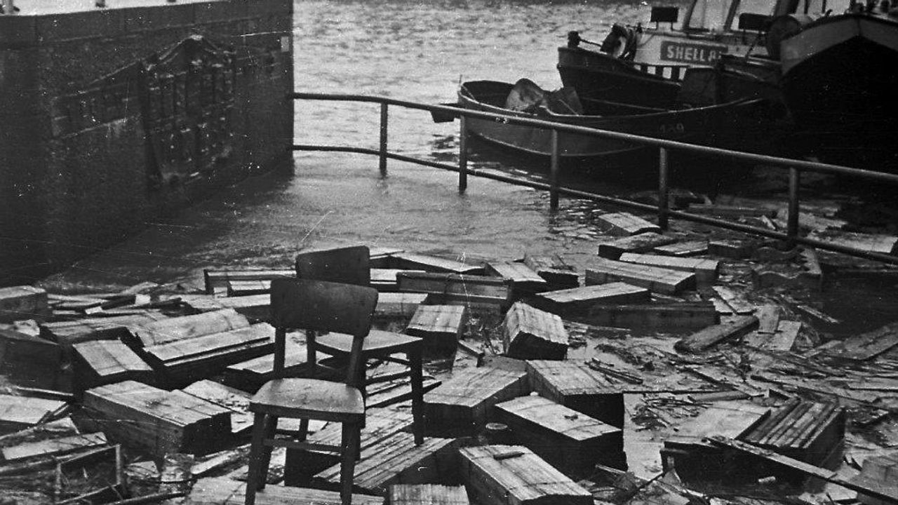 De watersnood van 1953 in Maassluis