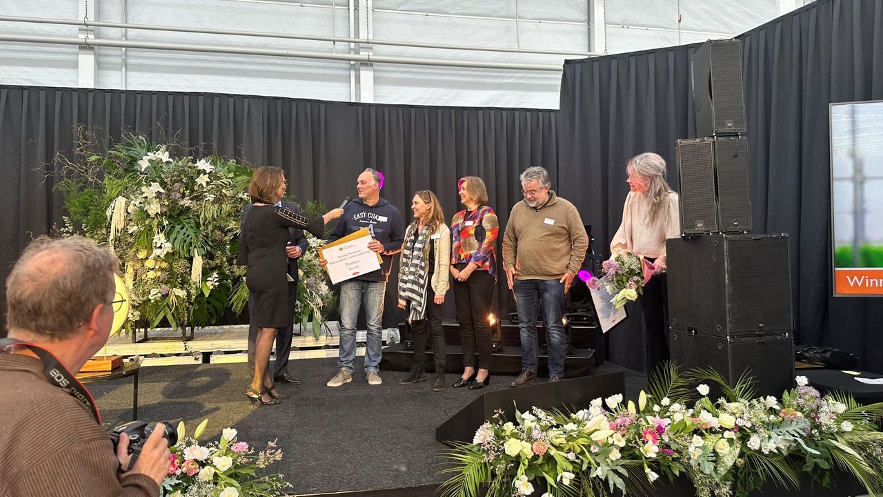 Theelers wint themaprijs Tuinbouw Ondernemersprijs