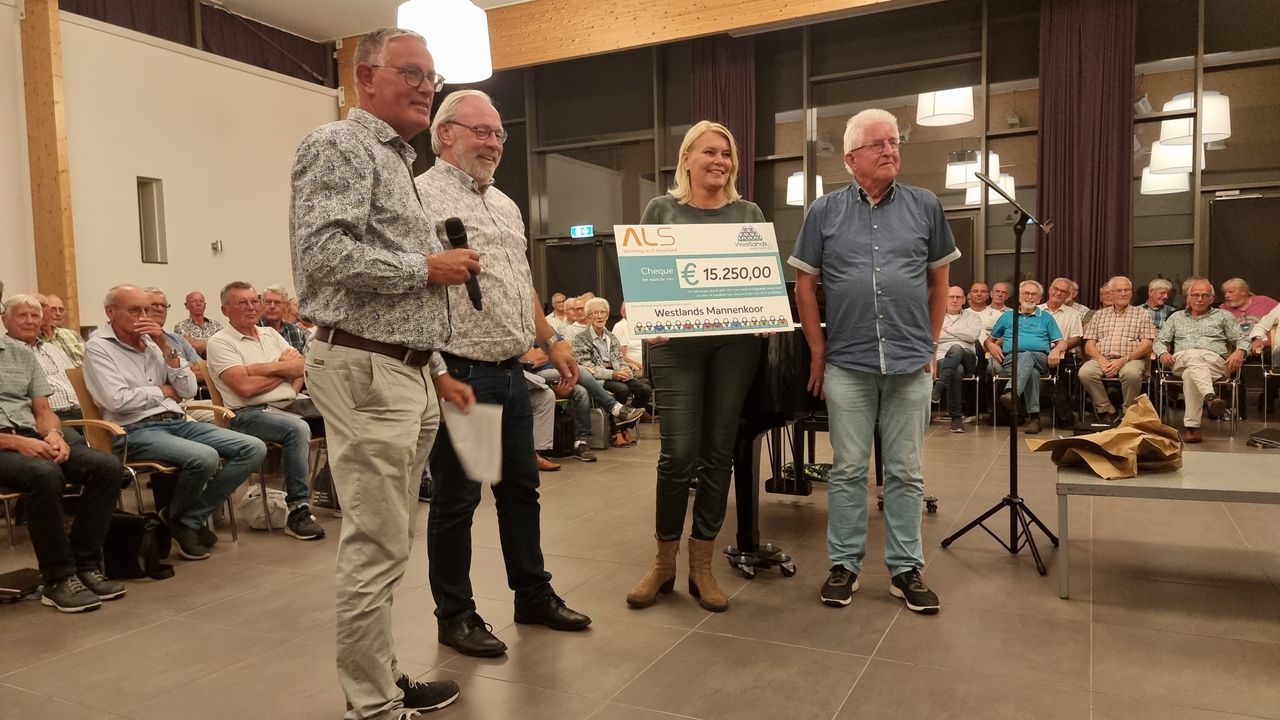 Opbrengst benefietconcert voor ALS 4.000 euro hoger