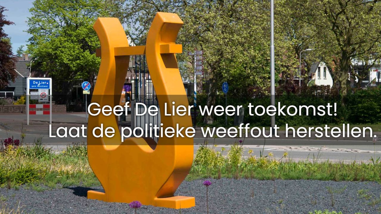 Ludiek of serieus?: 'De Lier hoort niet bij Westland, maar bij Midden-Delfland'