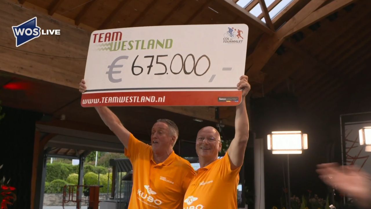 Team Westland in Frankrijk: 675.000 euro opgehaald