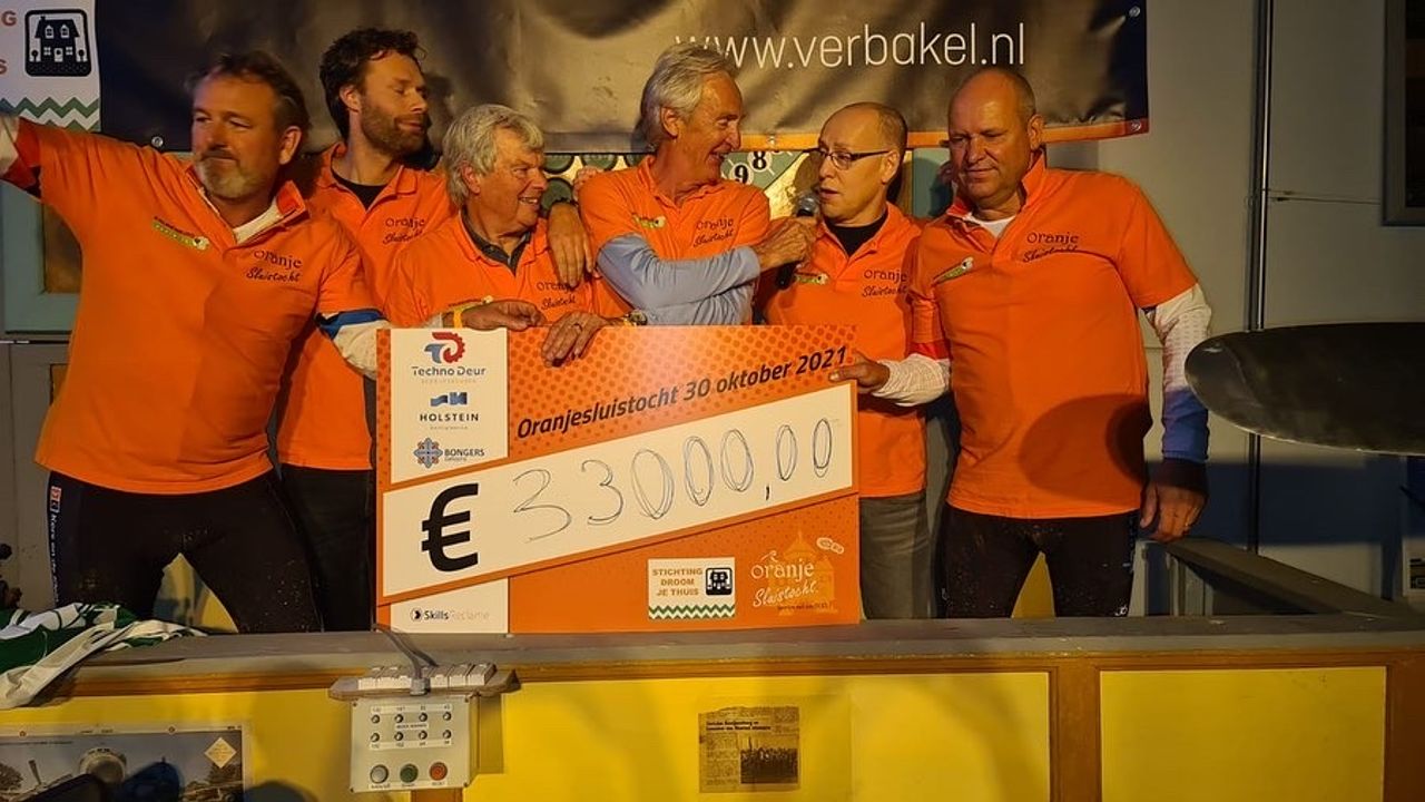 Oranjesluistocht brengt 33.000 euro op