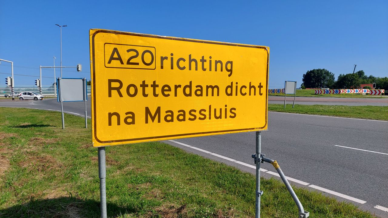 A20 twee nachten dicht tussen Maassluis en Vlaardingen