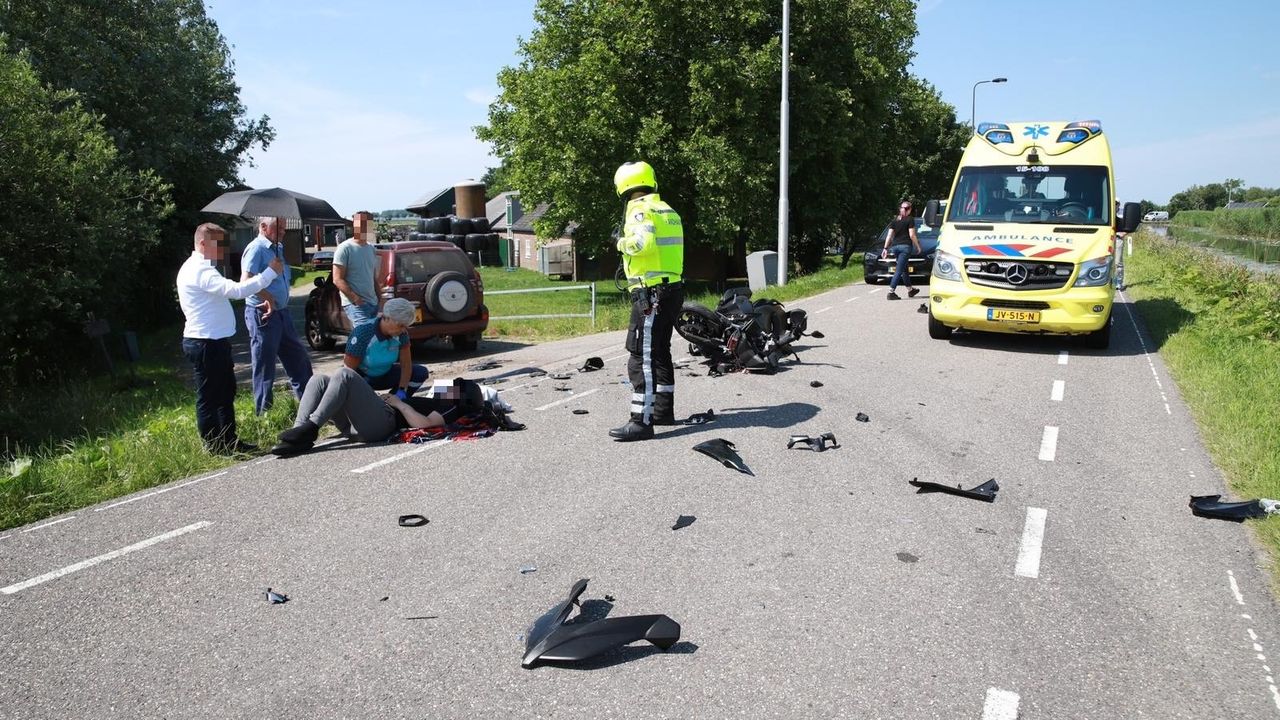 Motorrijder gewond op Gaagweg