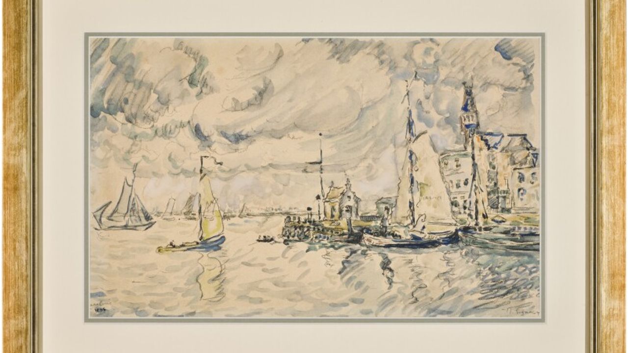 Schilderij van Maassluis verkocht voor bijna 45.000 euro