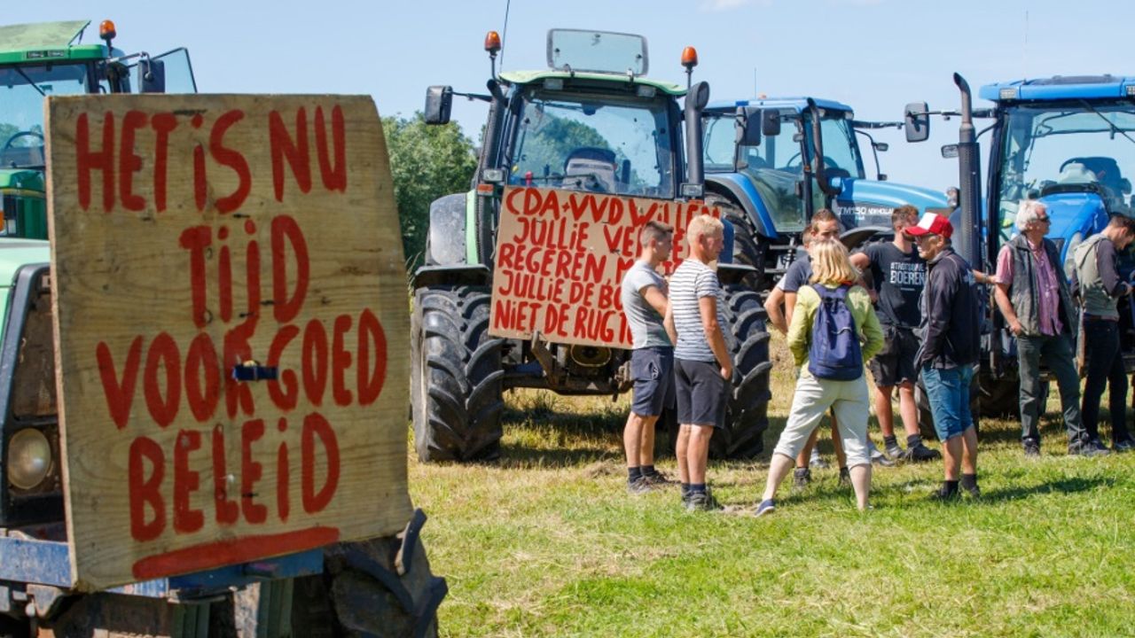 Midden-Delflandse boeren op protesttocht naar Den Haag