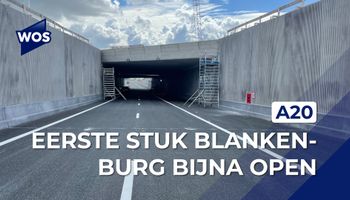 Eerste stukje Blankenburgverbinding (A20) na weekend open